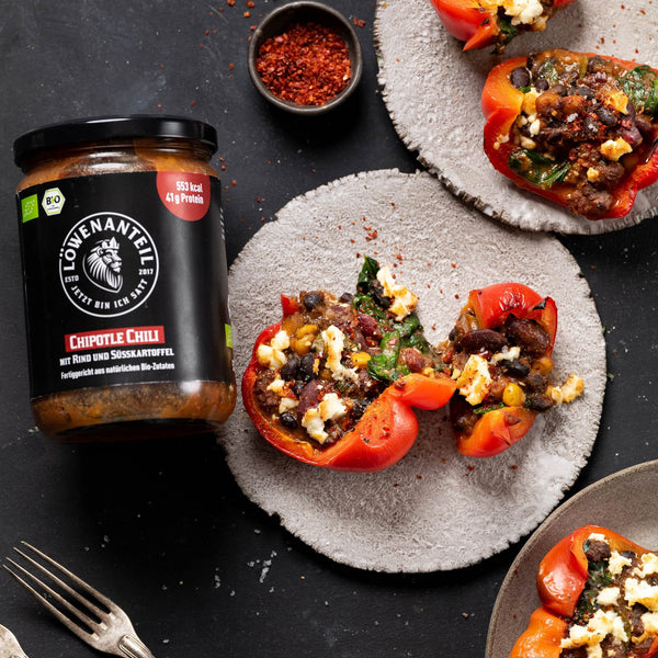 Gefüllte Chipotle Chili Paprika aus dem Ofen - Löwenanteil