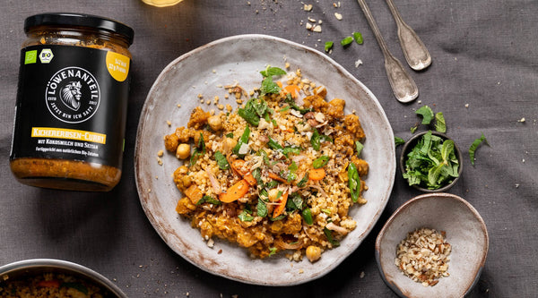 Kichererbsen-Curry Couscous Bowl - Löwenanteil