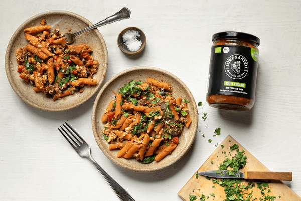 Vegane Chili-Taco Pasta - Löwenanteil