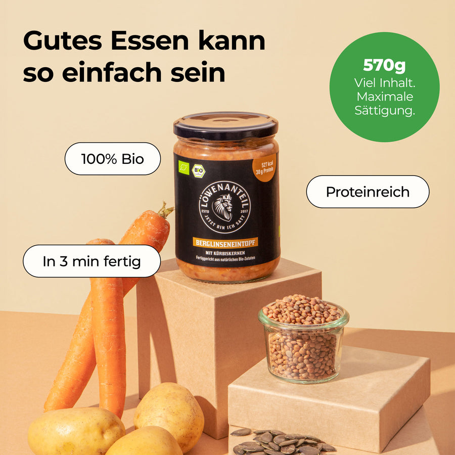 Berglinseneintopf - Löwenanteil