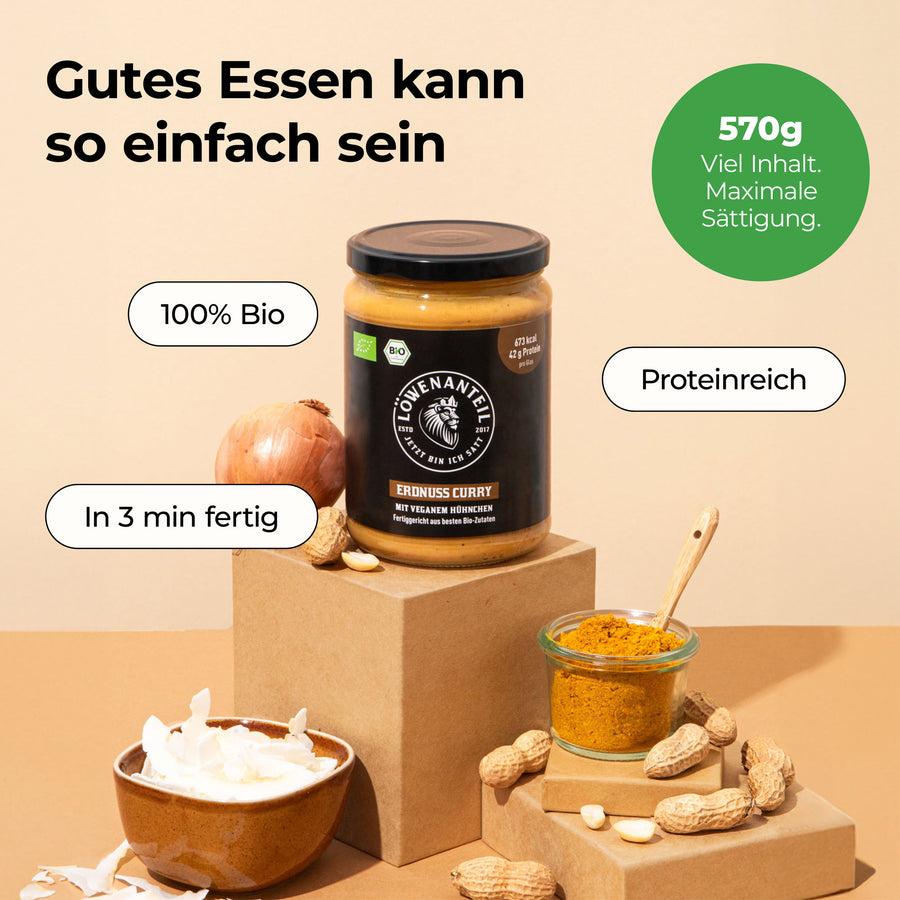 Erdnuss Curry - Löwenanteil