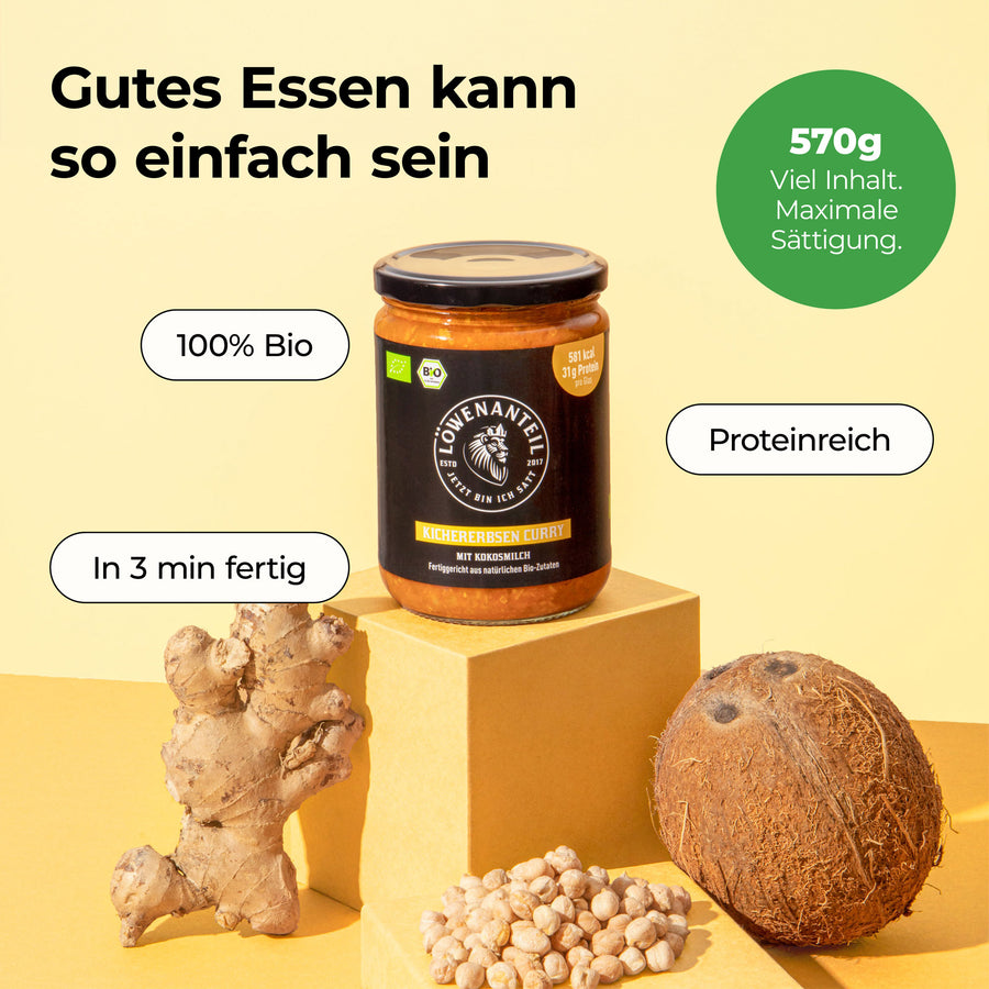 Kichererbsen Curry - Löwenanteil