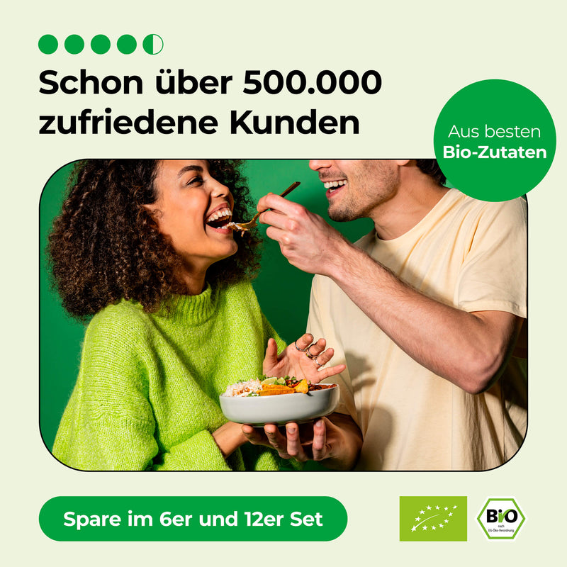 Bio-Fertiggerichte von Löwenanteil – Schon über 500.000 zufriedene Kunden