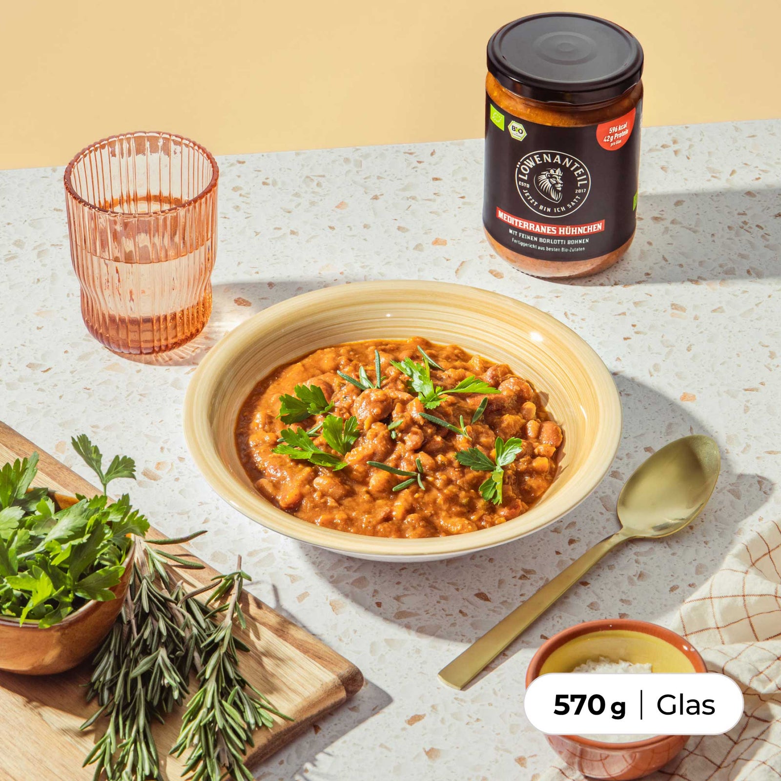 Mediterranes Hühnchen - Löwenanteil